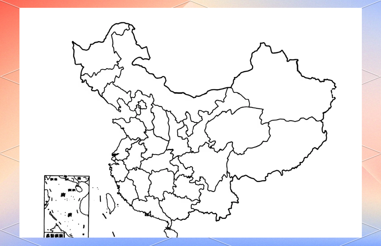 手繪中國地圖——打印定制服務，讓藝術與實用完美結合